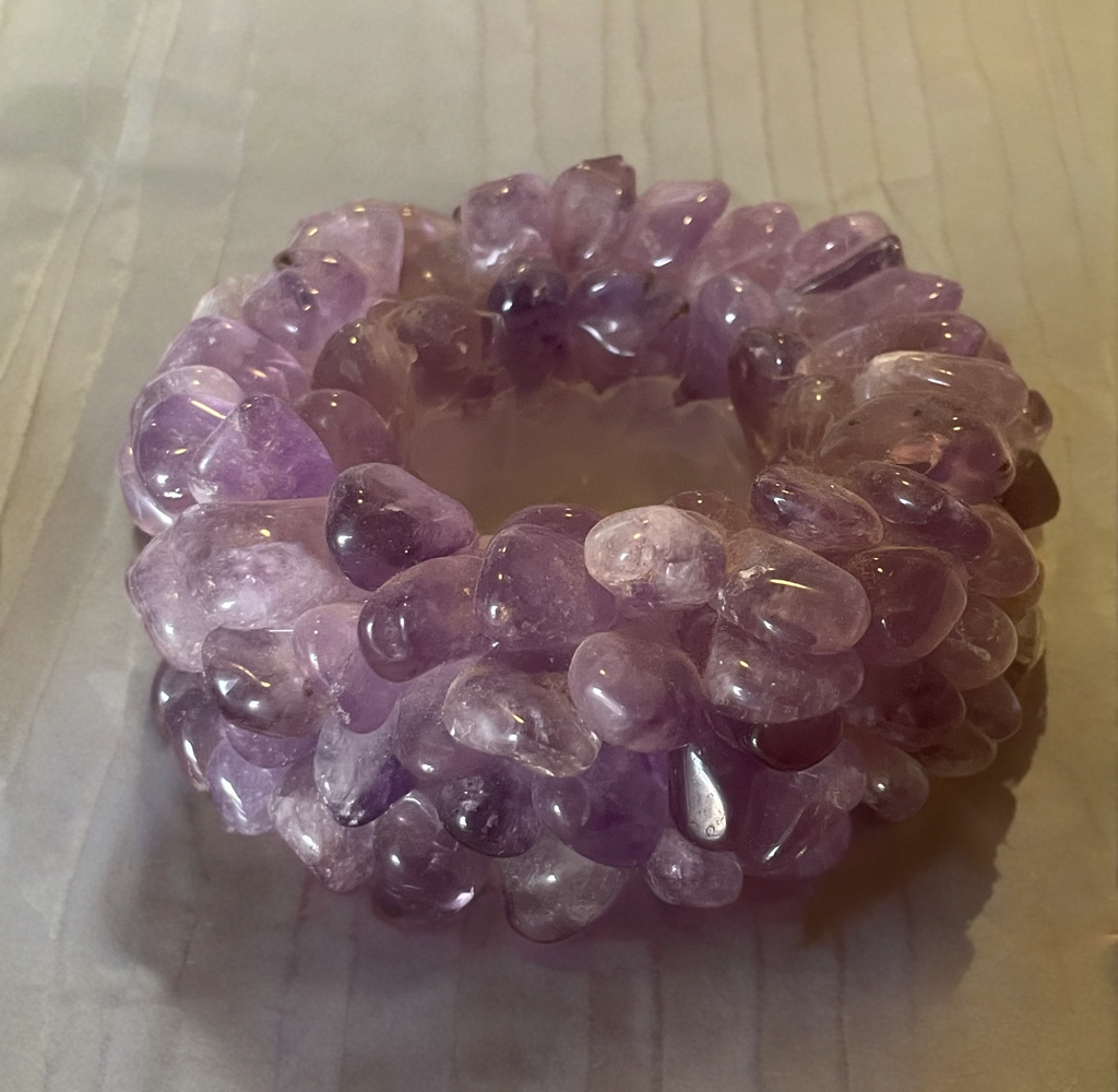 Amethyst Tea-Light Holder