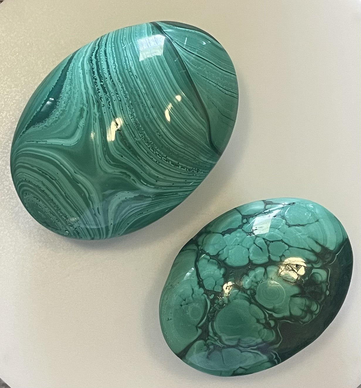 Malachite Palmstones