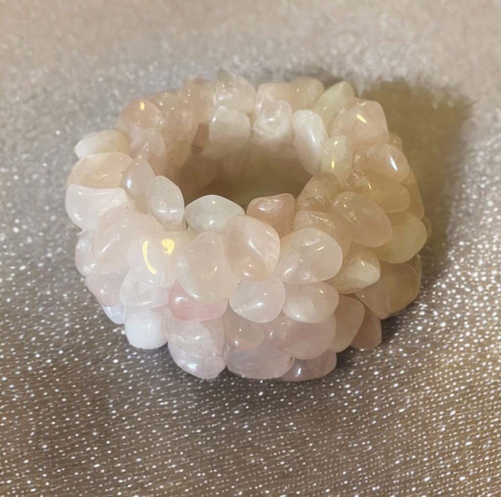 Rose Quartz Tea-Light Holder