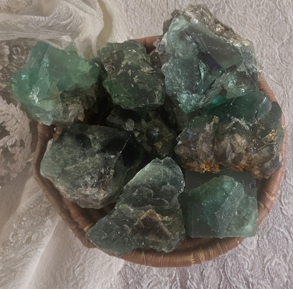 Raw Fluorite