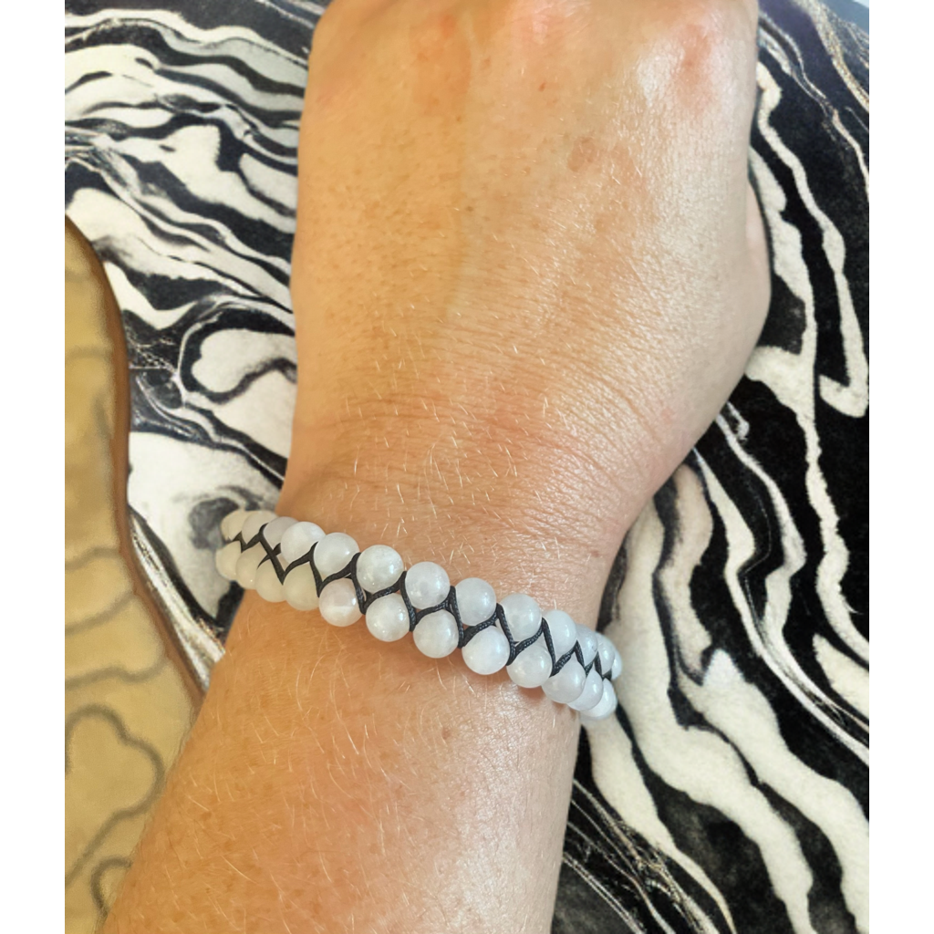 Rose Quartz Double Row Bracelet