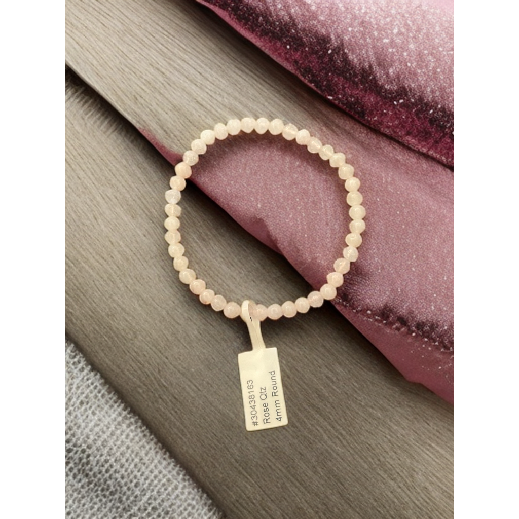 Rose Quartz Bracelet (4mm)