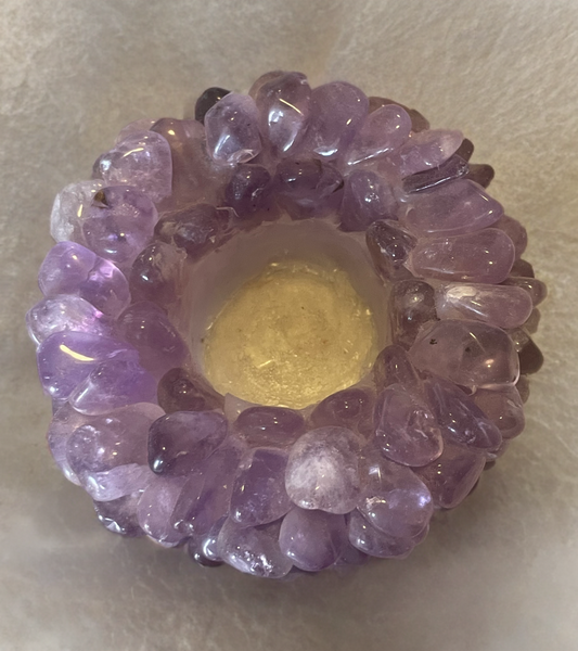 Amethyst Tea-Light Holder