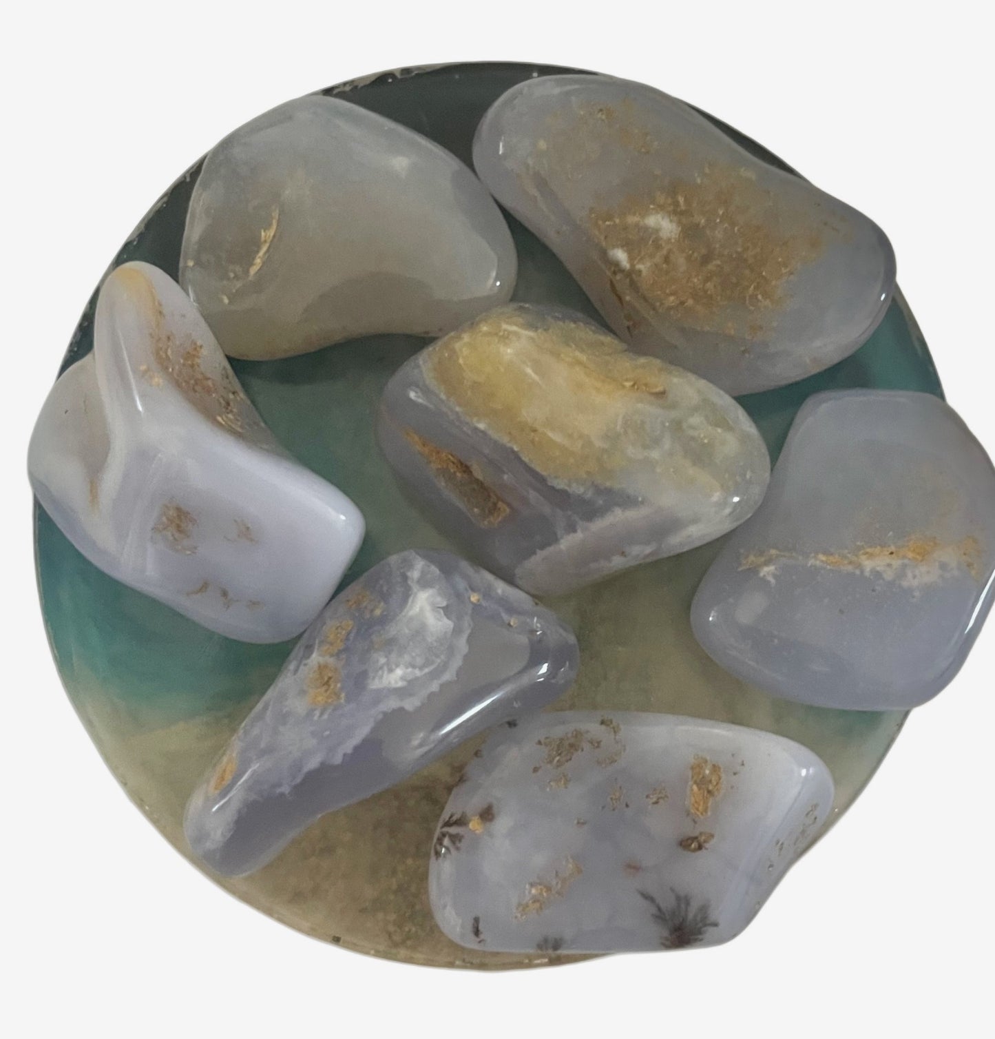 Blue Lace Agate Tumblestone