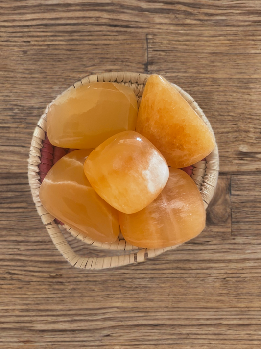 Orange Calcite Palmstone