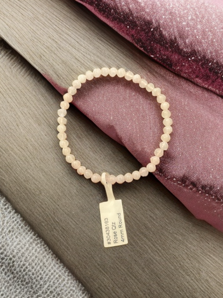 Rose Quartz Bracelet (4mm)